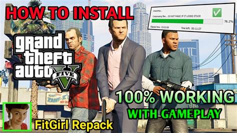 How to install GTA V FitGirl Repack for smooth .